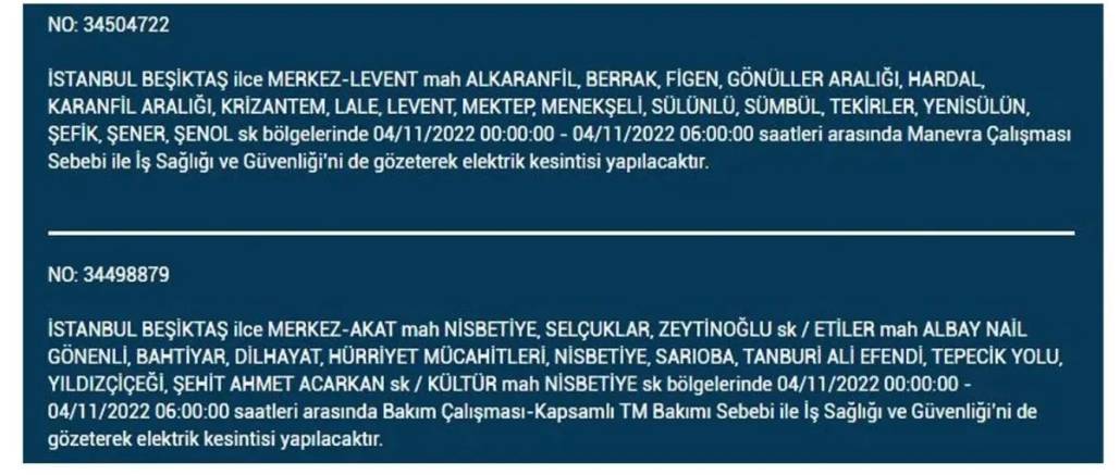 İstanbullular dikkat! 21 ilçede elektrik kesintisi 29
